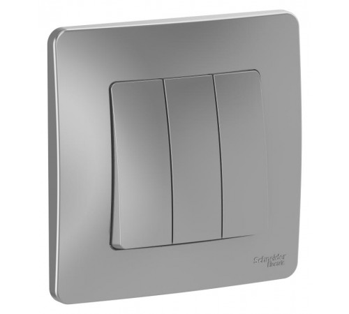 Blanca Алюминий С/У Выключатель 3-клавишный, 10А, 250B  BLNVS100503  SE