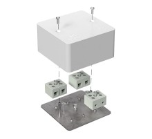 Коробка огнестойкая для кабель-канала Е15-Е120 85х85х45 IP42  6p, 10.0 мм.кв. 40-0460-FR10.0-6  Промрукав