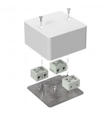 Коробка огнестойкая для кабель-канала Е15-Е120 85х85х45 IP42  6p, 10.0 мм.кв. 40-0460-FR10.0-6  Промрукав