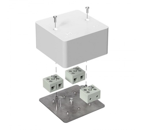 Коробка огнестойкая для кабель-канала Е15-Е120 85х85х45 IP42  6p, 10.0 мм.кв. 40-0460-FR10.0-6  Промрукав