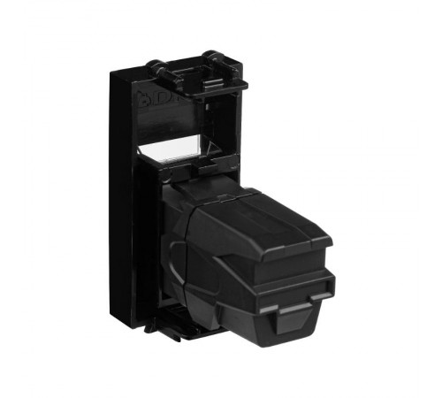 USB 3.0  розетка "Черный квадрат" Avanti модульная, тип А-А, 1 мод  4402301  DKC