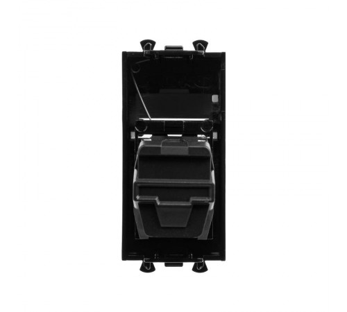 USB 3.0  розетка "Черный квадрат" Avanti модульная, тип А-А, 1 мод  4402301  DKC