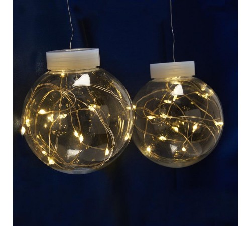 Гирлянда "бахрома с шариками" USB 200 LED 2700K, длина 3*0,8м, IP20, сетевой шнур 2м в комплекте , CL592  41641  FERON