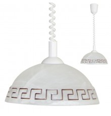 Светильник "Этруска 3" НСБ 72-60 М52 бронзовый /лифт белый  1005250499  Элетех