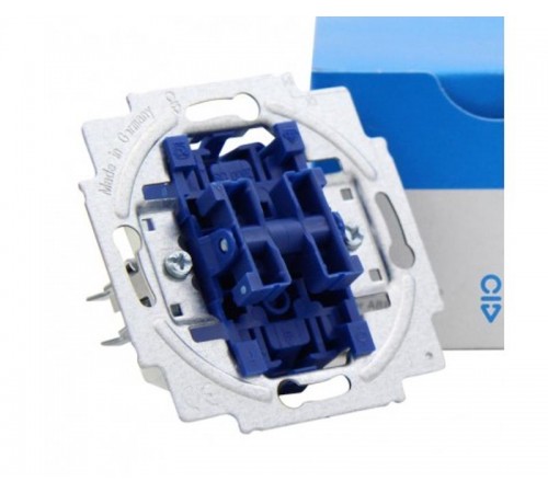 Механизм 1-клавишного, 2-полюсного контрольного выключателя с лампой, 10А 250В  1022-0-0656   2CKA001022A0656  ABB