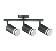 Светильник-спот настенно-потолочный под лампу GU10, черный ML233  41491  FERON