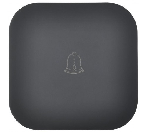 GLORY Выключатель 1-клавишный самовозвратный о/у 10А ВСс20-1-0-ХЧм черный матовый  EVH14-K02M-10  IEK