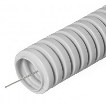 Труба гофрированная ПВХ серая д16 (100м/5500м уп/пал) с/з    PR.031600  Строитель