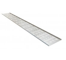 CDV-150x9-32U-RAL7035 Перфорированный вертикальный кабельный организатор-лоток 150х9 мм, высотой 1423 мм, 452056  Hyperline