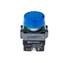 Сигнальная лампа в сборе, синий, 220V AC/DC, мет. MTB2-BV636  43358  ОВЕН