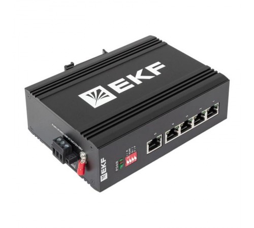 Промышленный неуправляемый коммутатор U-5GT, 5 портов 10/100/1000Base-T(X) RJ45, монтаж на динрейку TSX TSX-U-5GTEKF