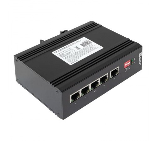 Промышленный неуправляемый коммутатор U-5GT, 5 портов 10/100/1000Base-T(X) RJ45, монтаж на динрейку TSX TSX-U-5GTEKF