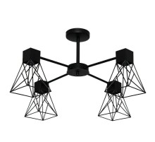 Светильник "Дельта" 141 черн.муар НПБ 01-4х60-126 Е27  1005404784  Элетех