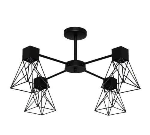 Светильник "Дельта" 141 черн.муар НПБ 01-4х60-126 Е27  1005404784  Элетех