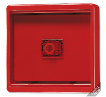 Клавиша с прозрачной крышкой; желтая  661WGLGE  Jung