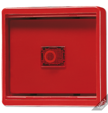 Клавиша с прозрачной крышкой; желтая  661WGLGE  Jung