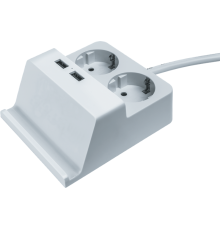 Удлинитель 61 457 NPE-USB03-02-150-E-3X1с/з 2 гн.1.5м USB2.1A 61457 Navigator