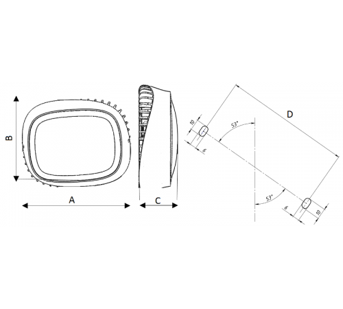 Светильник светодиодный пылевлагозащищенный для ЖКХ TITAN 16 LED OPL 5000K  1670000080  Световые Технологии