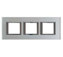 Рамка 2х3П 71мм горизонтальная Матовое стекло Axolute  HA4802M3HVSA  Legrand