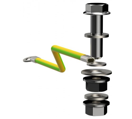 TITAN Точка заземления внешняя  TI-00D-GP  IEK