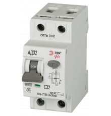 АВДТ 6кА  PRO D326E2C32АC30P АД-32 электронное 1P+N C32 30мА тип АC защита 270В   Б0059114  ЭРА