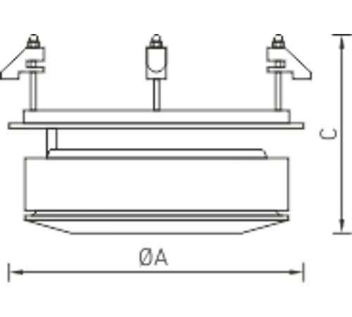 Светильник светодиодный UFO DL LED 35 D45 4000K  1170001260  Световые Технологии