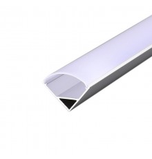 Комплект углового алюминиевого профиля с рассеивателем, 16х16мм, 1м  146-402-1  REXANT
