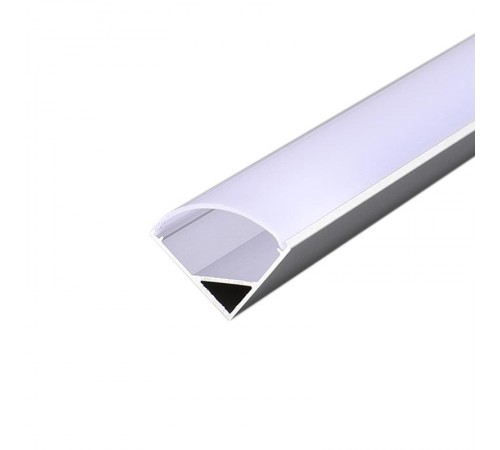 Комплект углового алюминиевого профиля с рассеивателем, 16х16мм, 1м  146-402-1  REXANT
