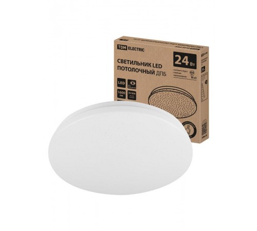 Светильник LED потолочный ДПБ 02, 24 Вт, 6000 К, Звездное небо,  SQ0329-9016  TDM