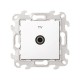 Simon 24 Белый ТВ розетка оконечная  2450476-030  Simon