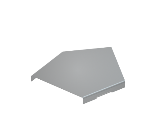 Крышка горизонтального угла 45х150  KGL45*150  КМ-профиль