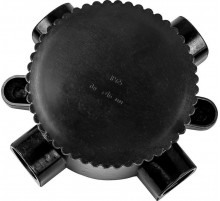 Коробка распределительная КЭМ 2-660-3 монтажная электрическая , 3-х рожковая, 660V, 165х65х135, черный  29851  FERON