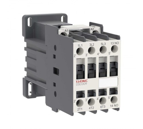 Магнитный контактор YON DSC009 9A 4кВт AC3 3P кат.110В DC 1НО  DSC009-3C10D110  DKC