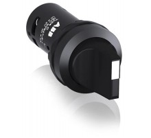 Переключатель C2SS2-10B-10 2-х позиционный черный 1НО (90 градусов) с фиксацией (черное декоративное кольцо)1SFA619201R1016 ABB