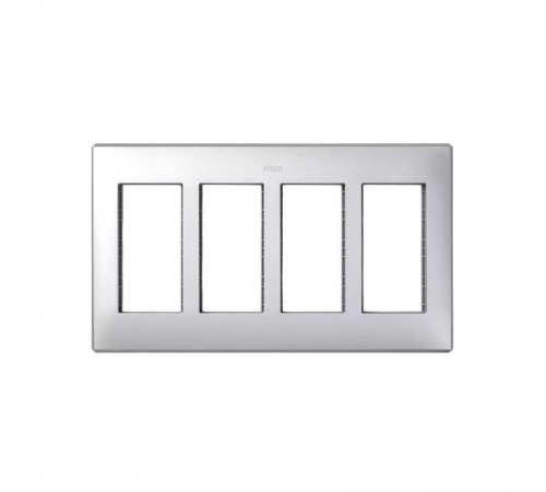 Simon CIMA 500 Рамка с суппортами на 4 модуля 500CIMA, 164х30х284мм, 9мм, алюминий  51010104-033  Simon