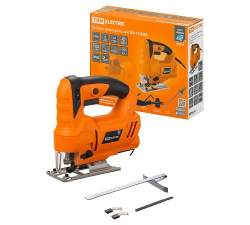 Лобзик электрический ЛЭ-710/85, мощ. 710 Вт, пропил 85 мм, 3000 ход/мин, шнур 3 м, "Алмаз" ТDM  SQ1089-0103  TDM