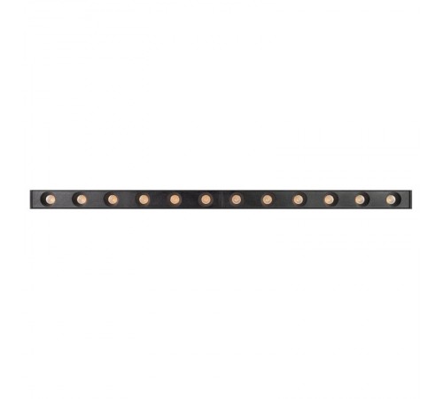 Светильник MAG-DOTS-25-L400-12W Warm3000 (BK, 30 deg, 24V) (arlight, IP20 Металл, 3 года)  033671  Arlight