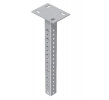 Стойка потолочная сварная устойчивая 400 мм, толщ. 2,0 мм, гор. цинк, 351201  СПСУ-2,0-ГЦ   Ostec