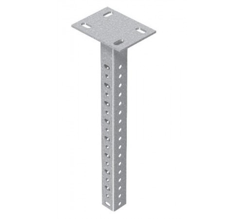 Стойка потолочная сварная устойчивая 400 мм, толщ. 2,0 мм, гальван. цинк, 051201  СПСУ-2,0-ЭЦ   Ostec