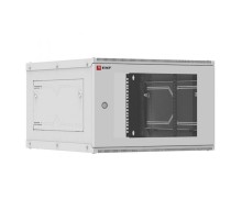 Шкаф телекоммуникационный настенный разборный 6U (600х650) дверь стекло, Astra A серия EKF Basic  ITB6G650D  EKF