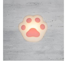 Силиконовый ночник Кошачья лапа розовый  503-005  NEON-NIGHT
