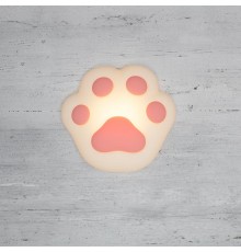 Силиконовый ночник Кошачья лапа розовый  503-005  NEON-NIGHT