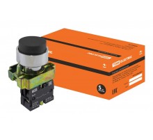 Кнопка BL21 без подсветки черный 1з   SQ0704-0047  TDM