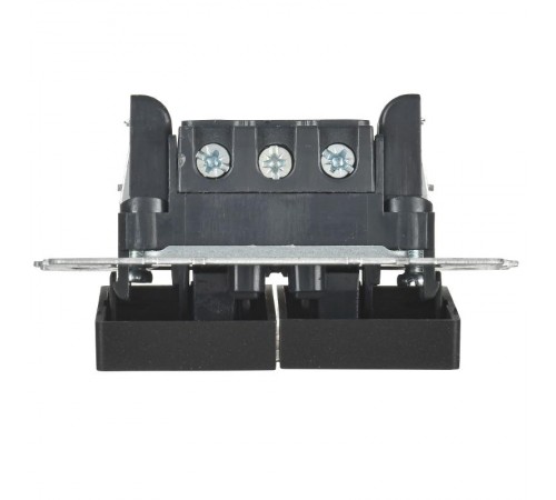 BRITE Выключ. 2-кл. с инд. отел. 10А ВС10-2-9-БрЧ черн.  BR-V20-2-10-K02  IEK