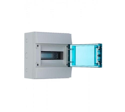 Бокс настенный 8М прозрачная дверь Mistral65 (с клемм)  1SLM006501A1201  ABB