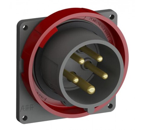 Вилка с прямым фланцем Easy&Safe 416EBU6W,16A,3P+N+E,IP67,6ч2CMA101270R1000 ABB