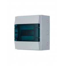 Бокс настенный 8М прозрачная дверь Mistral65 (с клемм)  1SLM006501A1201  ABB