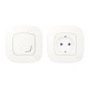 Пакет для управления быт. электроприборами Valena Allure (розетка Умн. с/з 16А 230В+Умн. беспроводн. 1-кл. выкл.) жемчуж. Netatmo  752954  Legrand
