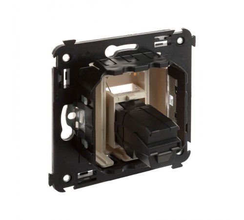 HDMI розетка одинарная в стену, тип А-А, "Avanti", "Ванильная дымка"  4405253  DKC