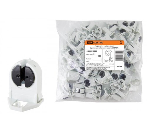 Патрон стоечный сквозной G5 (крепление на боковые защелки)  SQ0351-0008  TDM